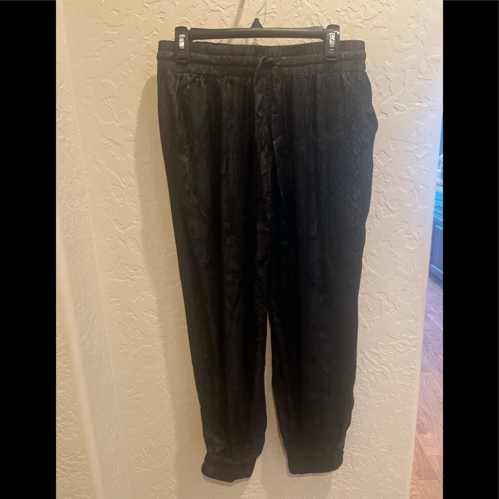 Karlie snakeskin print joggers Large